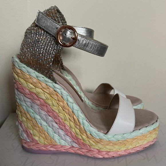 Sophia Webster Women's Lucita Platform Wedge Espadrille Sandals - Picture 2 of 5
